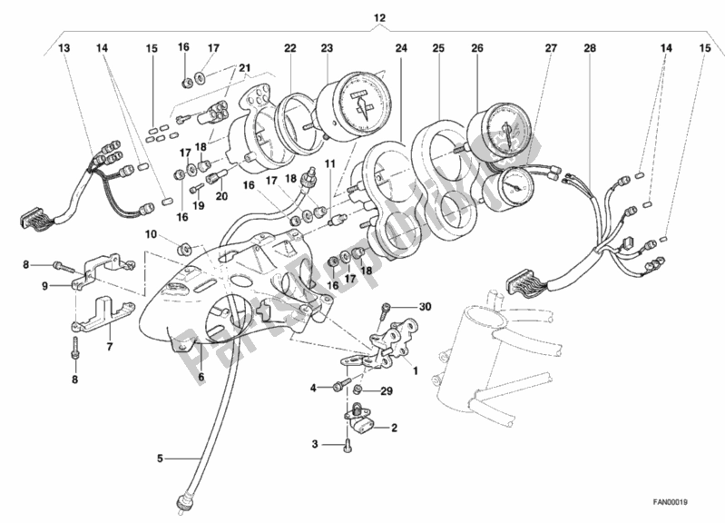 Tutte le parti per il Metro del Ducati Superbike 748 S 2000